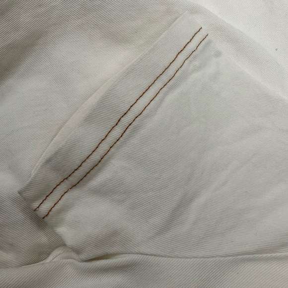 EUC | Peter Som | Button Denim Romper | White | Size 0 - Picture 7 of 16